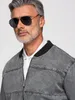 Ombre Clothing Herren-Bomber Ndamukong grau XL Produktbild-Vorschau 8