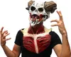 Ghoulish Teuflische Totenkopfmaske Grau  Grau One Size Produktbild-Vorschau 2