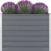 vidaXL Zvýšená posteľ 100 x 100 x 77 cm Pozinkovaná oceľ Náhľad obrázku produktu 8
