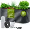 TTL GARDEN Hochbeet INSPIRE L 200x100x80cm Anthrazit – Produktbild-Vorschau 1
