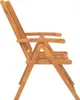 vidaXL Sedie da giardino regolabili 2 pz. Legno massiccio Anteprima dell’immagine prodotto 6