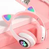 360Home Kopfhörer Over-Ear-Kopfhörer niedlich Katzenohren Produktbild-Vorschau 2