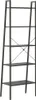 vidaXL Standregal mit 5 Böden Schwarz 56x35x174 cm Produktbild-Vorschau 5