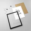 Gerahmtes Poster - Schwarzer Rahmen - Handschriftlich Live Produktbild-Vorschau 4