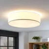 Lindby Deckenlampe Gordana, Ø 57 cm, weiß, rund, Textil Produktbild-Vorschau 3