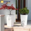 Set di vasi da fiori in rattan KADAX "Pesaro", vaso da Anteprima dell’immagine prodotto 5