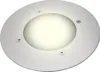 A round, recessed LED ground light made of stainless steel, shown from a top-down perspective on a white background. Produktbild-Vorschau