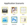 A collage of six images illustrating different application scenarios for a product, including gaming, office work, music, multimedia, application software, and chat. Náhľad obrázku produktu