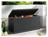 LIVARNO home Gartenbox Allzwecktruhe 350L Rattan-Optik Produktbild-Vorschau 6