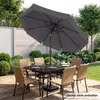 Parasol Puluomi 3 m, parasol de balcon, de plage, de marché Voir les images du produit 8