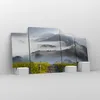 Bild auf Leinwand - Leinwandbild - Berg Nebel Landschaft Produktbild-Vorschau 4