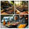 FIMEI Elektrischer Tischgrill 1800W, Antihaftbeschichtung, Produktbild-Vorschau 4