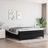 vidaXL Boxspringbettgestell Schwarz 180x200 cm Stoff Produktbild-Vorschau 2