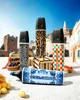 A collection of Dolce & Gabbana branded STABILO BOSS highlighters are displayed in a rustic outdoor setting with buildings and sky in the background. Voir les images du produit