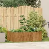 vidaXL Bac à plantes rouillé 120x80x40 cm Acier résistant Voir les images du produit 2