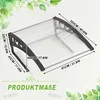 XINZI garage-dak, autocarport van polycarbonaat, geschikt Productafbeelding-voorbeeld 2