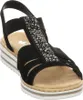 Rieker Keilsandaletten Damen 31373730393531 Schwarz 40 EU Produktbild-Vorschau 77