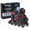 Kids 4in1 Inline Skates Triskates Roller Skates avec taille Voir les images du produit 31