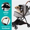 Hundebuggy für kleine PKW  Innopet City Grau  kompakter Produktbild-Vorschau 8