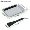 2er Set Edelstahl Grillpfanne Portionspfanne Grill Produktbild-Vorschau 8