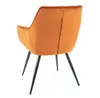 Chaise de salle à manger rembourrée ORNELA – cannelle / Voir les images du produit 2