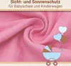 10er Set Spucktücher, Baumwolle, 70x70 cm, rosa Produktbild-Vorschau 6