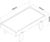 Cougar Billardtisch Mini 3 ft Eiche/Grau | Mini Pooltisch - Produktbild-Vorschau 3