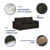 KomfortWelt24 2 Sitzer Sofa mit Schlaffunktion und Produktbild-Vorschau 11
