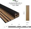 HEXIM Akustikpaneele 278x60cm Holz Mila - flexible Produktbild-Vorschau 2