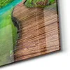 DEQORI Glasbild Echtglas 30x30 cm 'Holzsteg entlang Produktbild-Vorschau 5