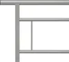 vidaXL Postelový rošt Grey Metal 140x200 cm Náhled obrázku produktu 4