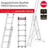 Hailo Leiter HobbyLOT, 3-teilige Alu-Kombileiter, 3 x 11 Produktbild-Vorschau 5