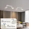 ZMH LED Deckenleuchte Weiß 2 Flammig Deckenlampe  Produktbild-Vorschau 5