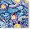 Wanduhr - Quadrat - Glasuhr - Abstraktion modern - 30x30cm Produktbild-Vorschau 1