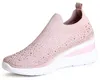 topschuhe24 2704 Damen Keil Sneaker Glitzer Light Slipper, Produktbild-Vorschau 2