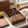 WELLHAUS Besteckeinsatz Akazienholz 44x26 6 cm Produktbild-Vorschau 5