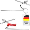 ECENCE 50x Gewächshaus-Klammern Edelstahl verzinkt Rostfrei Produktbild-Vorschau 1