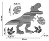 BOARTI Kinderregal Tier Dinosaurier | hängend für Toniebox Produktbild-Vorschau 6