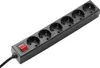 BACHMANN SELLY Steckdosenleiste 6x Schutzkontakt, Schalter, Produktbild-Vorschau 1