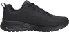 A side view of a black Skechers Uno Lite sneaker against a white background. Produktbild-Vorschau