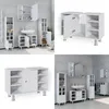 Waschbeckenunterschrank Vicco Fynn Weiß 80 x 54 cm, Model Produktbild-Vorschau 8