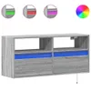 TV-Wandschrank mit LED-Beleuchtung Grau Sonoma 100x31x45 cm Produktbild-Vorschau 1