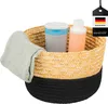 bremermann Aufbewahrungskorb, Baumwolle/ Strohgeflecht Ø 24 Produktbild-Vorschau 1