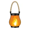 Solarbetriebene Outdoor-Hängelampe, flackerndes LED-Feuer, Produktbild-Vorschau 1
