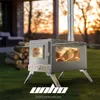 stufa a legna da esterno in acciaio inox unho, stufa a Anteprima dell’immagine prodotto 2