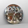 Wanduhr - Rund - Glasuhr - Kuba Havanna Balkon - 30x30cm - Produktbild-Vorschau 4
