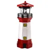 2er Set LED Solar Leuchtturm 28 cm | Garten Deko Produktbild-Vorschau 2
