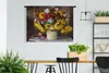 MuchoWow® Wandteppich Wandbehang Blumen - Farben - Produktbild-Vorschau 3