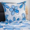 Nanette Renforcé Bettwäsche - blaue Blümchen 135 x 200 cm Produktbild-Vorschau 4