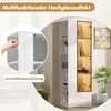 Merax Glasvitrine Sideboard, Vitrine mit Glastür und Produktbild-Vorschau 6